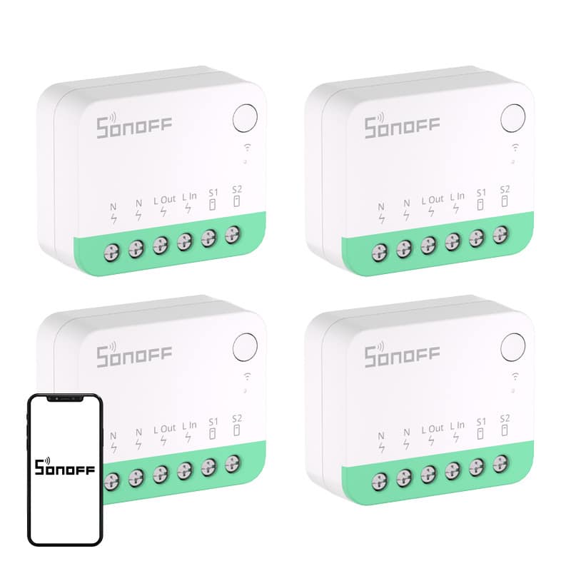 SONOFF MINIR4M (Extreme) Matter Switch, συσκευασία 4 τεμαχίων