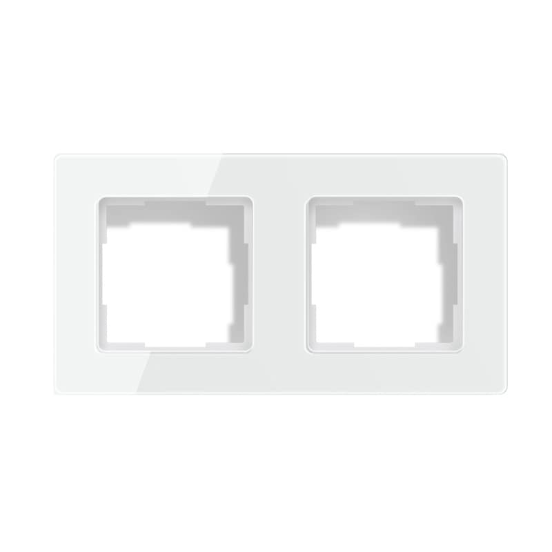 Avatto 2 Socket TS20 πλαίσιο διακόπτη φωτισμού (λευκό)