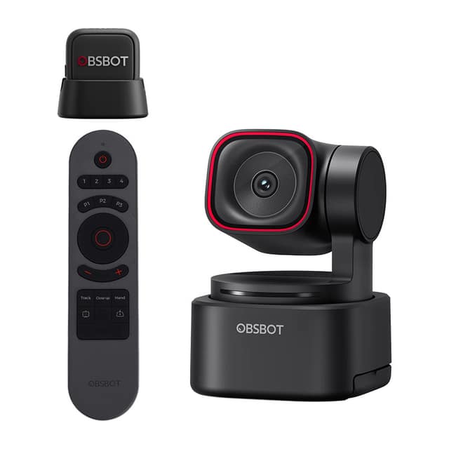 Κάμερα web OBSBOT Tiny 3 Lite με τηλεχειριστήριο και μικρόφωνο