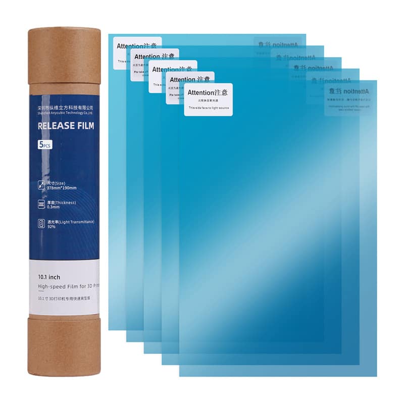 Μεμβράνη FEP γρήγορης αλλαγής Anycubic για Photon Mono M5s/M5s Pro/M7 Pro/M7 (10,1 ίντσες/5 φύλλα)