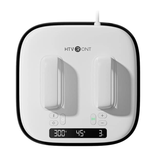 HTVRONT HPS08 Πρέσα θερμικής μεταφοράς 10x10 (Λευκή)