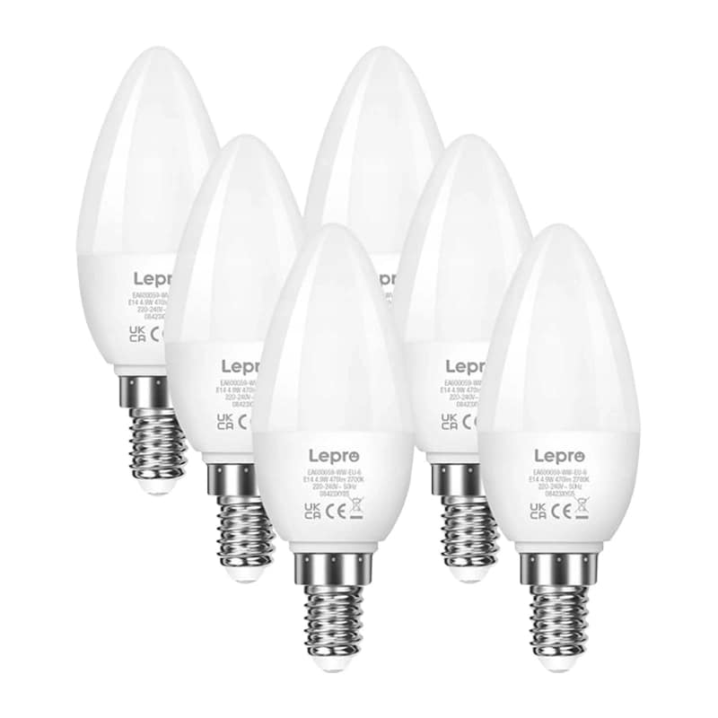 Λαμπτήρας LED LEPRO 600059-WW-EU-6 E14 τύπου κεριού 4,2 W (40 W) 470 lm 2700 K κατηγορίας Ε
