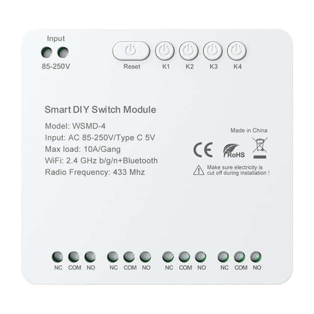 DIY Avatto WSMD-4 250V μονάδα έξυπνου διακόπτη