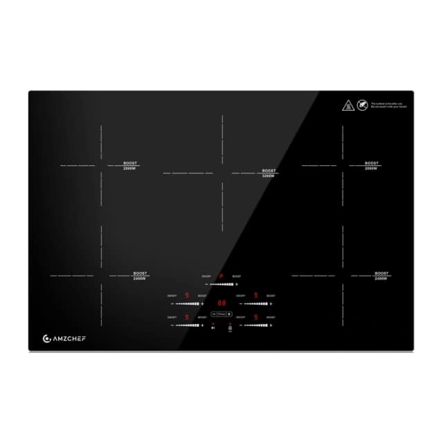 AMZCHEF CE-FS-I95S-GFFDD0 Επαγωγική εστία 5 ζωνών