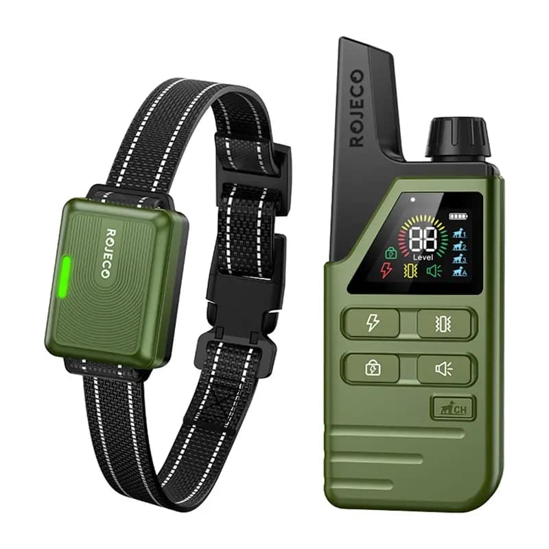 Κολάρο εκπαίδευσης Rojeco DOG800 (πράσινο)