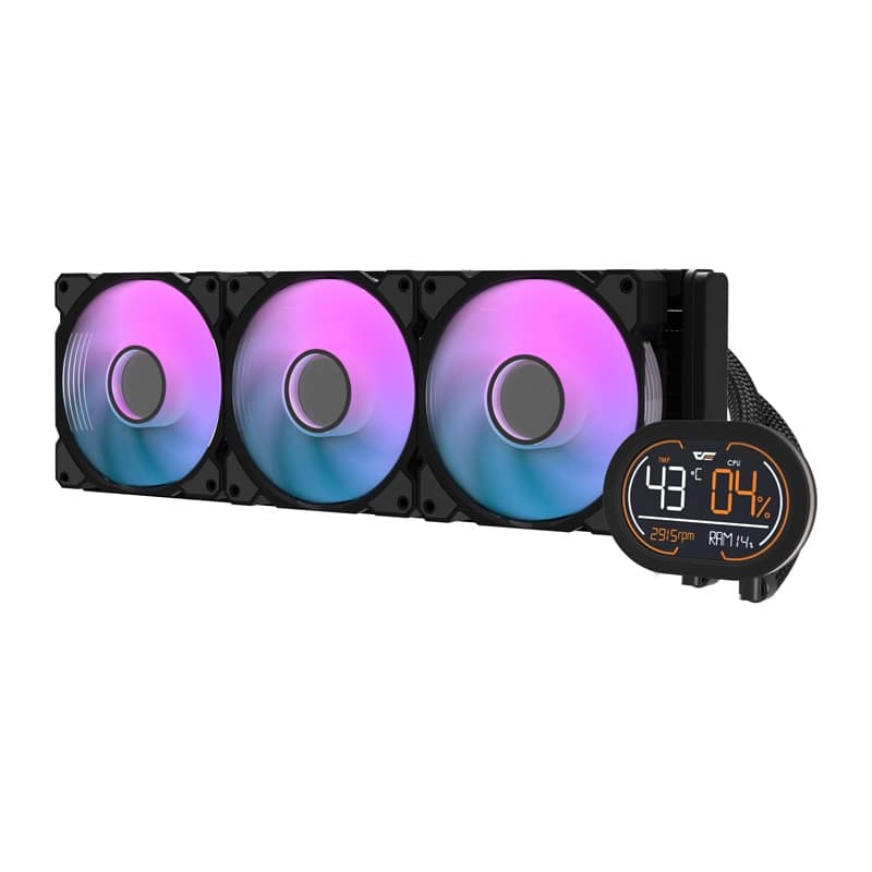 Ψύκτης επεξεργαστή Darkflash DH360D v2 (Μαύρος)