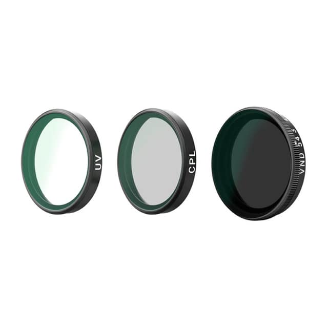 Σετ φίλτρων Telesin CPL/VND8/UV για DJI Osmo Action 6 (3 τεμ.).