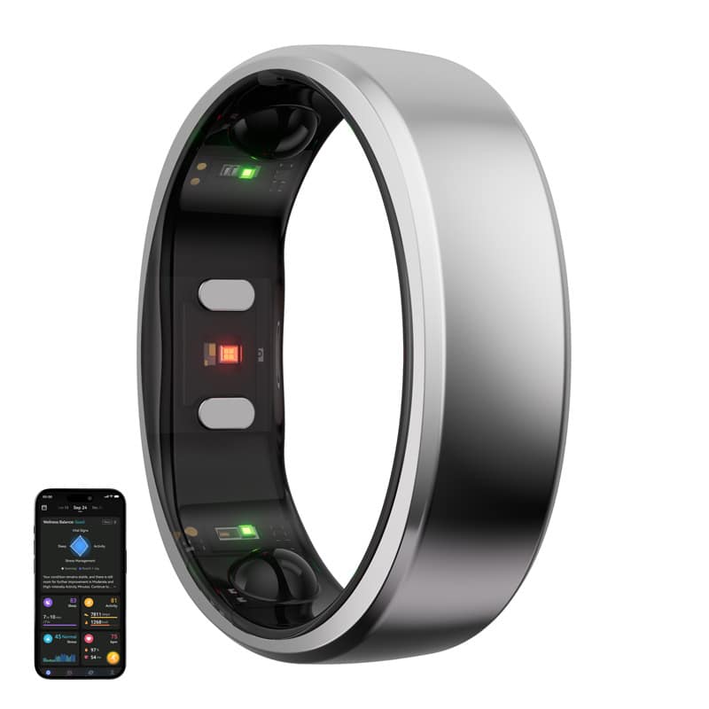 Smartring RingConn Gen 2 (μέγεθος 14, ασημί)