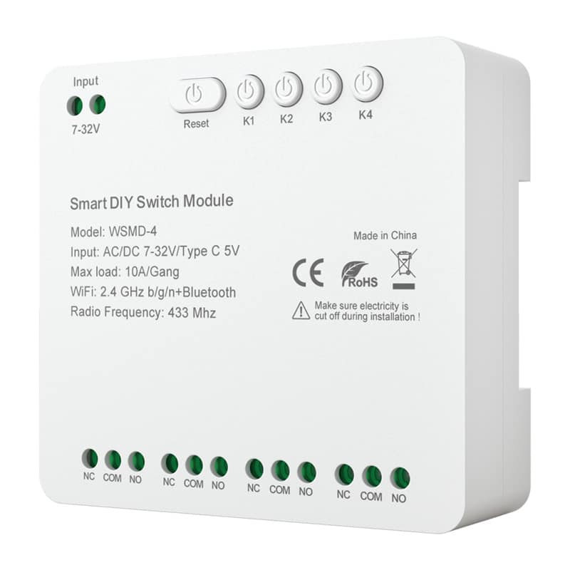 DIY Avatto WSMD-4 32V μονάδα έξυπνου διακόπτη