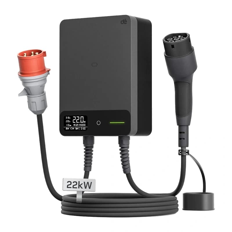 Wallbox dé 22 kW με καλώδιο 7 m