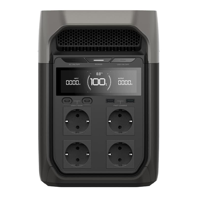 Δέσμη: EcoFlow Delta 3 + φορητό ηλιακό πάνελ 400W