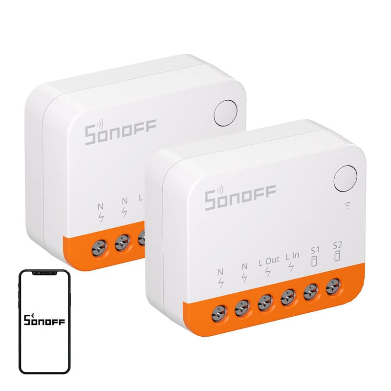 SONOFF MINIR4 (Extreme) Διακόπτης, Σετ 2 τεμαχίων