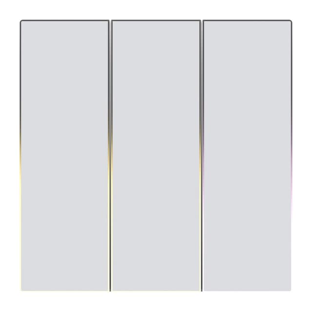 Διακόπτης φωτός αφής ZigBee Avatto TS60-EU-W3 Triple TUYA (λευκό).