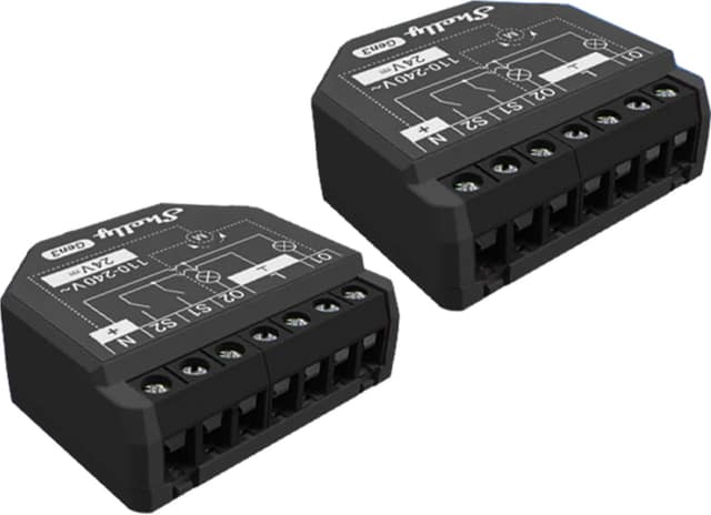 Σετ 2 ελεγκτών Shelly 2PM Gen3 WiFi/Bluetooth