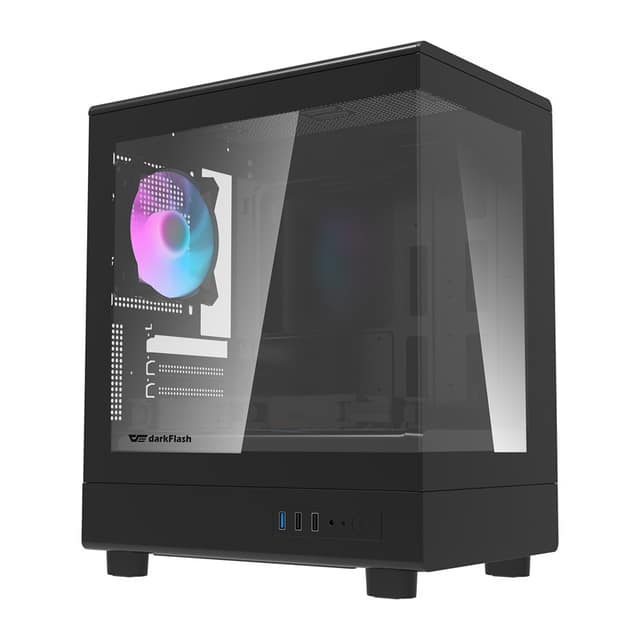 Θήκη υπολογιστή Darkflash DB330M + 3 ανεμιστήρες (Μαύρο)