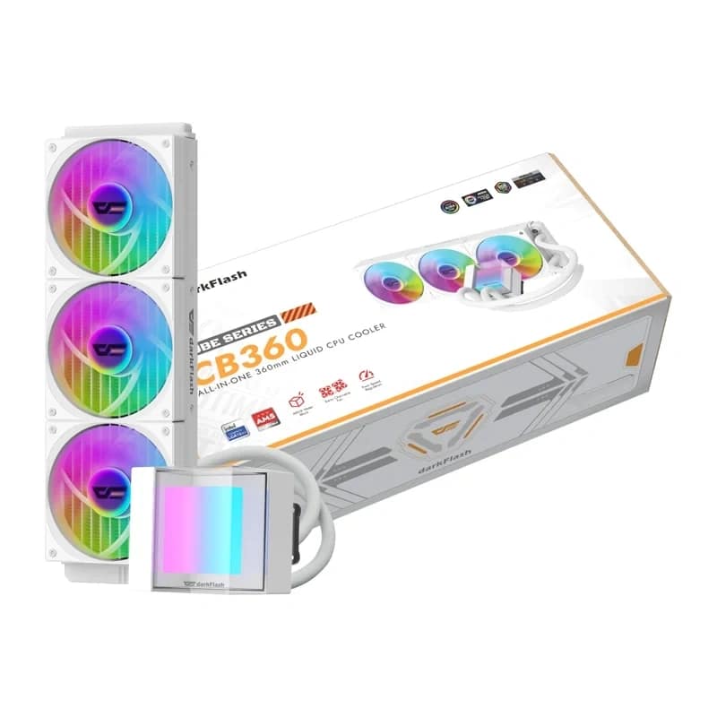 Ψύκτης επεξεργαστή Darkflash CB360 (Λευκός)