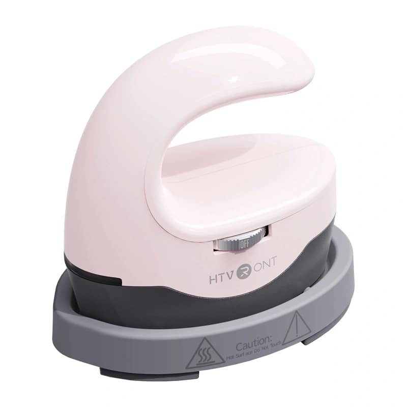 HTVRONT HPM02 Mini4 Πρέσα θερμικής μεταφοράς (Ροζ)