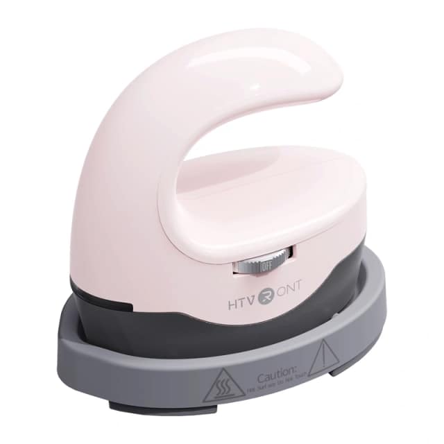 HTVRONT HPM02 Mini4 Πρέσα θερμικής μεταφοράς (Ροζ)