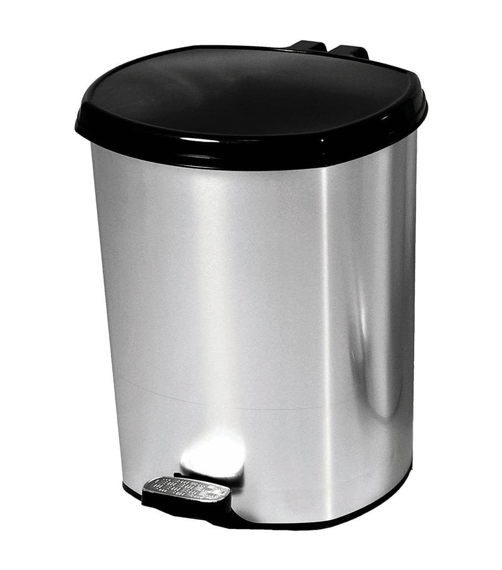 Πεντάλ πλαστικό μεταλιζέ 50L