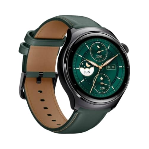 MIBRO smartwatch Lite 3 Pro με 2x λουράκια, heart rate, 1.32" AMOLED, GPS, 5 ATM, μαύρο/πράσινο