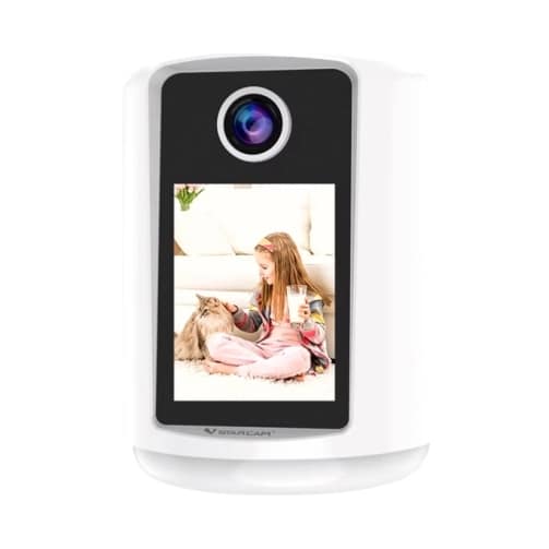 VSTARCAM smart κάμερα CV331S με οθόνη, 3MP, WiFi, 2000mAh, SD