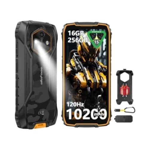 Ulefone RugKing 4 Pro 4G 256GB (8GB Ram) Dual-Sim Μαύρο/Πορτοκαλί EU