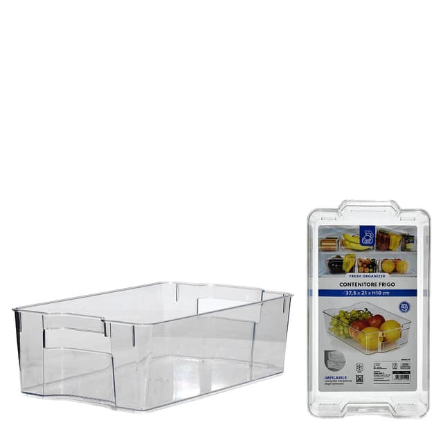 Οργανωτής Ψυγείου Διάφανο Πλαστικό 37.5x21x10cm