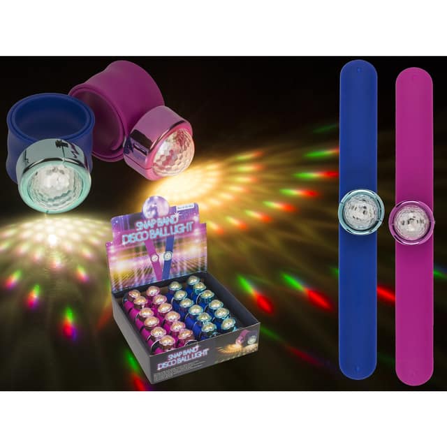 Βραχιολάκι Χεριού Disco Ball Με Φως Σε 2 Χρώματα