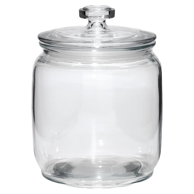 Βάζο Με Καπάκι Διάφανο Ερμητικό 150cl Φ14x18cm