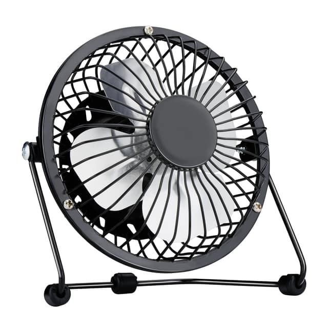 Επιτραπέζιος Ανεμιστήρας USB Μαύρο 13cm LIFETIME AIR