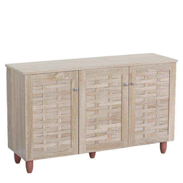 Παπουτσοθήκη ArteLibre KUBIRA Δρυς Μοριοσανίδα/Ξύλο 114x34x68cm