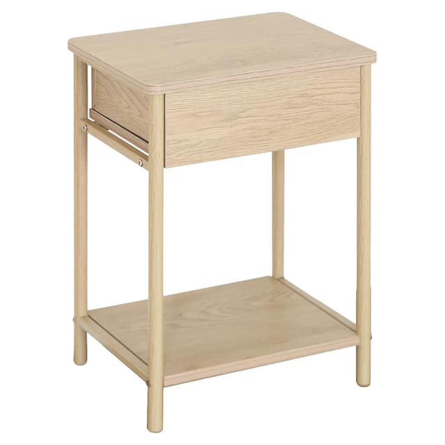 Κομοδίνο ArteLibre VITORA Άγρια Δρυς MDF/Μελαμίνη/Μέταλλο 40x30x60cm