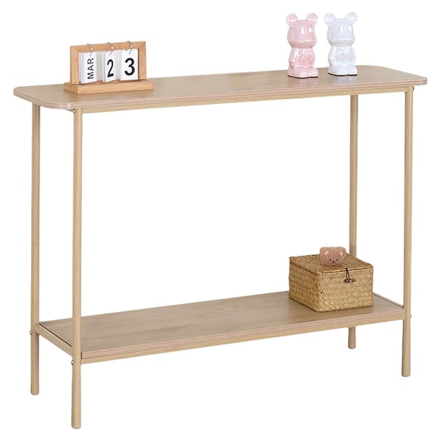 Κονσόλα ArteLibre VALORA Άγρια Δρυς MDF/Μελαμίνη/Μέταλλο 106x30x80cm
