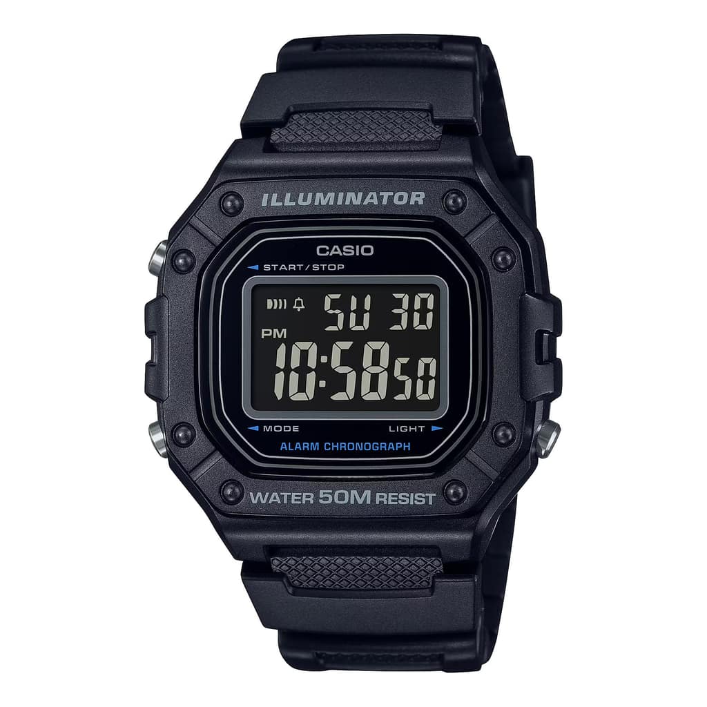 ΡΟΛΟΙ CASIO ΑΝΔΡΙΚΟ W-218H-1B (44,4MM)