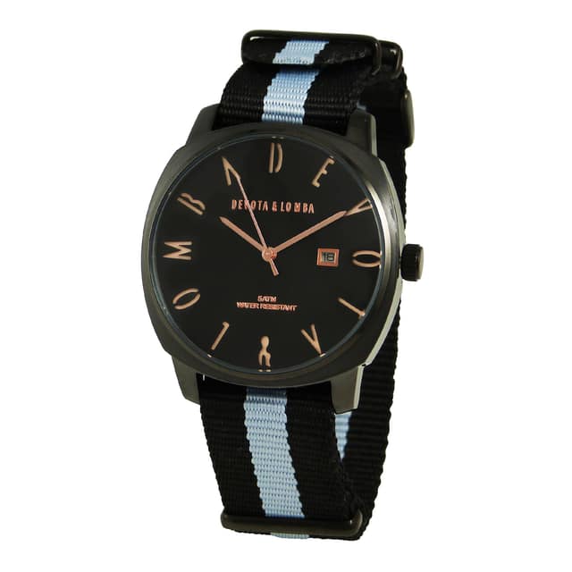 ΡΟΛΟΙ DEVOTA & LOMBA ΑΝΔΡΙΚΟ DL008MSPBKGR- (42MM)