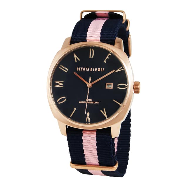 ΡΟΛΟΙ DEVOTA & LOMBA UNISEX DL8MSPBLPK3BU (42MM)