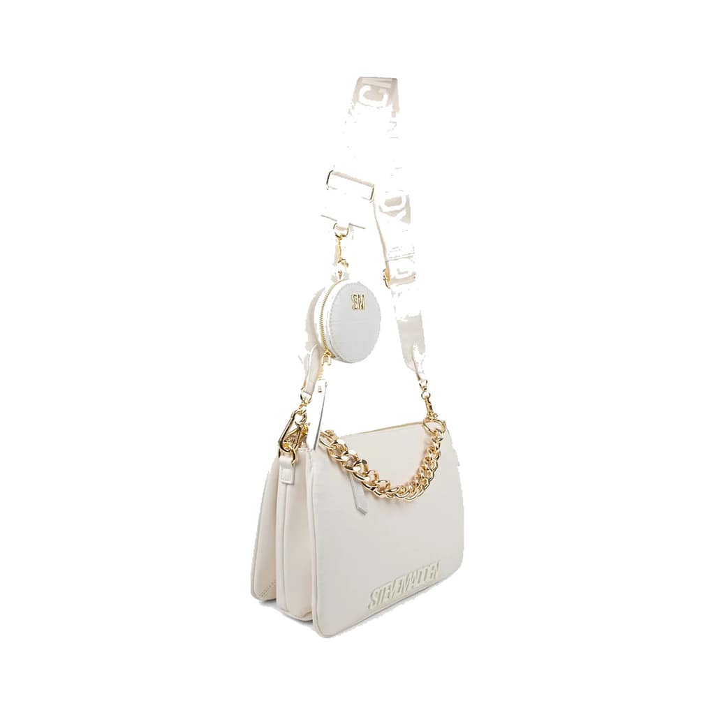 ΤΣΑΝΤΑ ΧΕΡΙΟΥ STEVE MADDEN ΓΥΝΑΙΚΕΙΑ SM13000281WHT (20.5X9X13 CM )