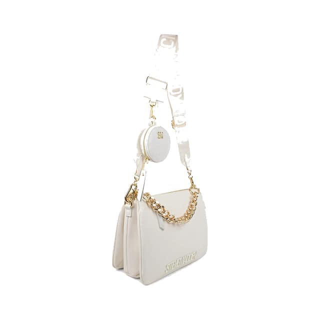 ΤΣΑΝΤΑ ΧΕΡΙΟΥ STEVE MADDEN ΓΥΝΑΙΚΕΙΑ SM13000281WHT (20.5X9X13 CM )