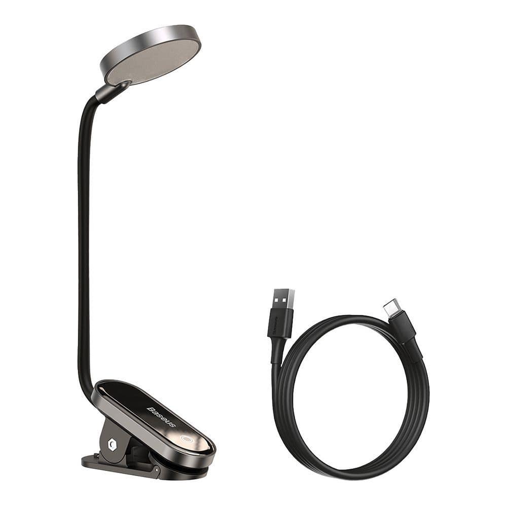 Baseus Mini Φωτάκι LED με Clip Μαύρο