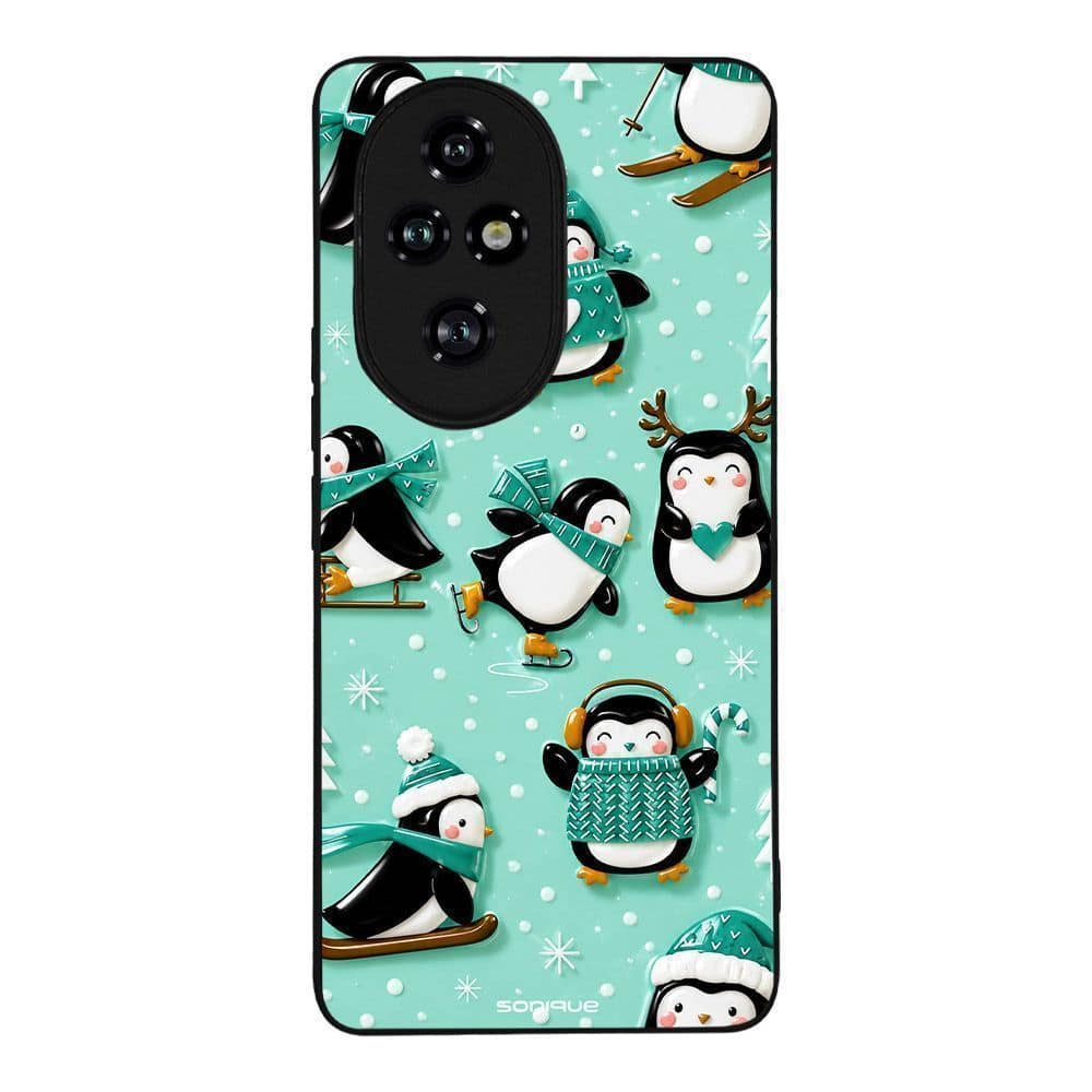 Θήκη Sonique It's Christmas Time Series για Honor 200 Pro 5G Sweet Penguin