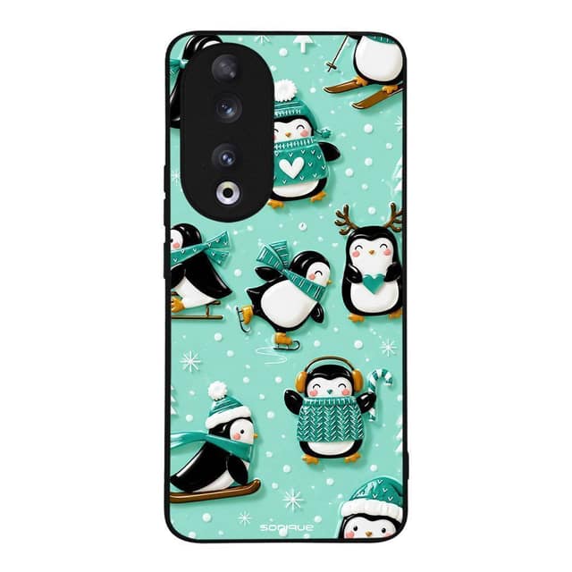Θήκη Sonique It's Christmas Time Series για Honor 90 5G Sweet Penguin