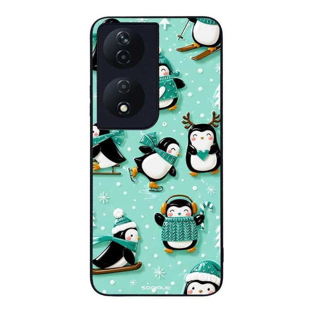 Θήκη Sonique It's Christmas Time Series για Honor 90 Smart 5G / Honor X7b Sweet Penguin