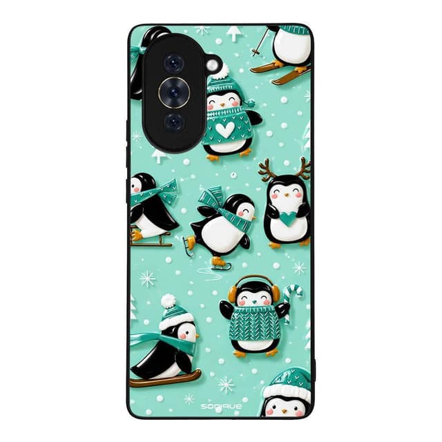 Θήκη Sonique It's Christmas Time Series για Huawei Nova 10 Sweet Penguin