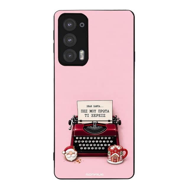 Θήκη Sonique It's Christmas Time Series για Motorola Edge 20 5G Dear Santa – Female