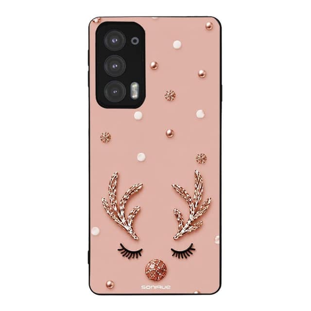 Θήκη Sonique It's Christmas Time Series για Motorola Edge 20 5G Glitter Reindeer