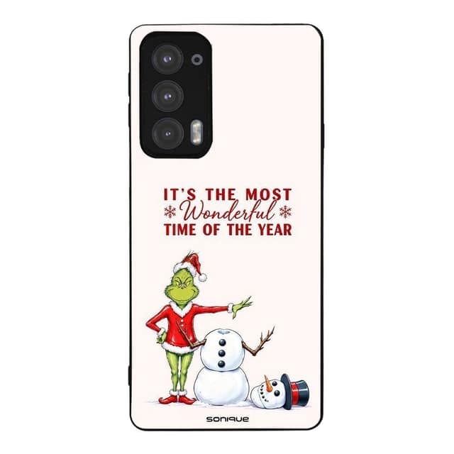Θήκη Sonique It's Christmas Time Series για Motorola Edge 20 5G Wonderful Grinch