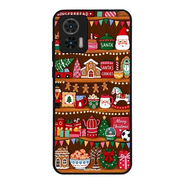 Θήκη Sonique It's Christmas Time Series για Motorola Edge 30 Neo 5G Santa Cookies