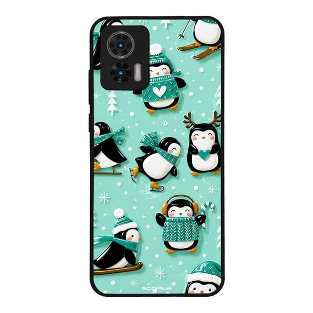 Θήκη Sonique It's Christmas Time Series για Motorola Edge 30 Neo 5G Sweet Penguin
