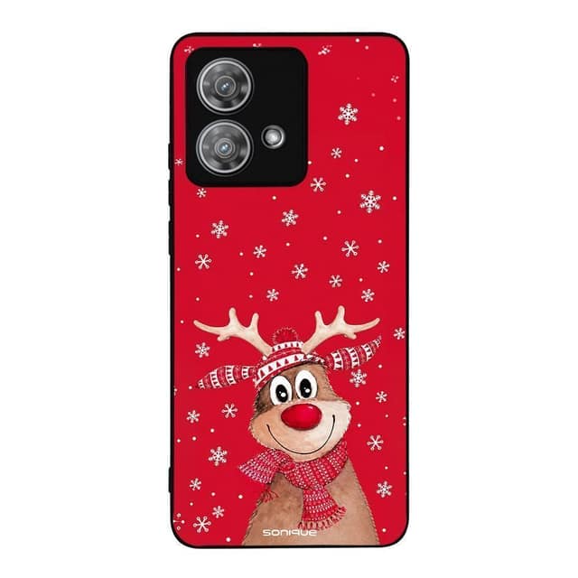 Θήκη Sonique It's Christmas Time Series για Motorola Edge 40 Neo 5G Ρούντολφ