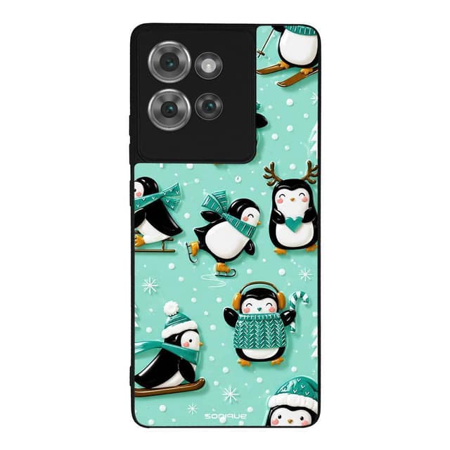 Θήκη Sonique It's Christmas Time Series για Motorola Edge 50 5G Sweet Penguin